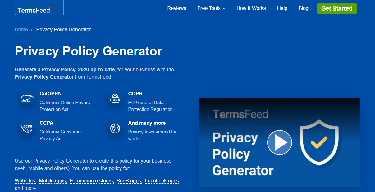 Free Privacy Policy Generator - Free Privacy Policy