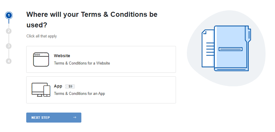 Terms and Conditions Generator Pricing